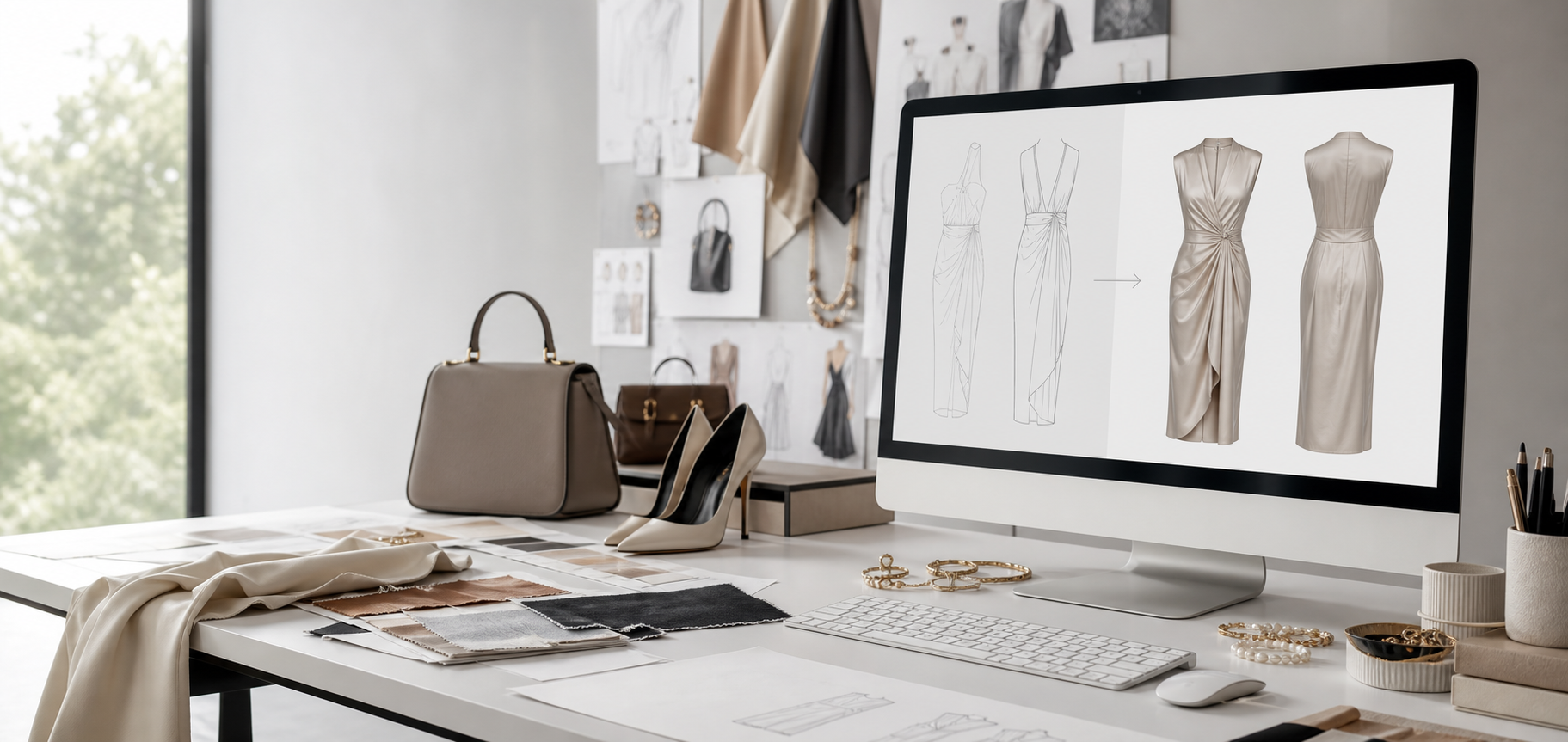 WanelDesign AI fashion design workspace